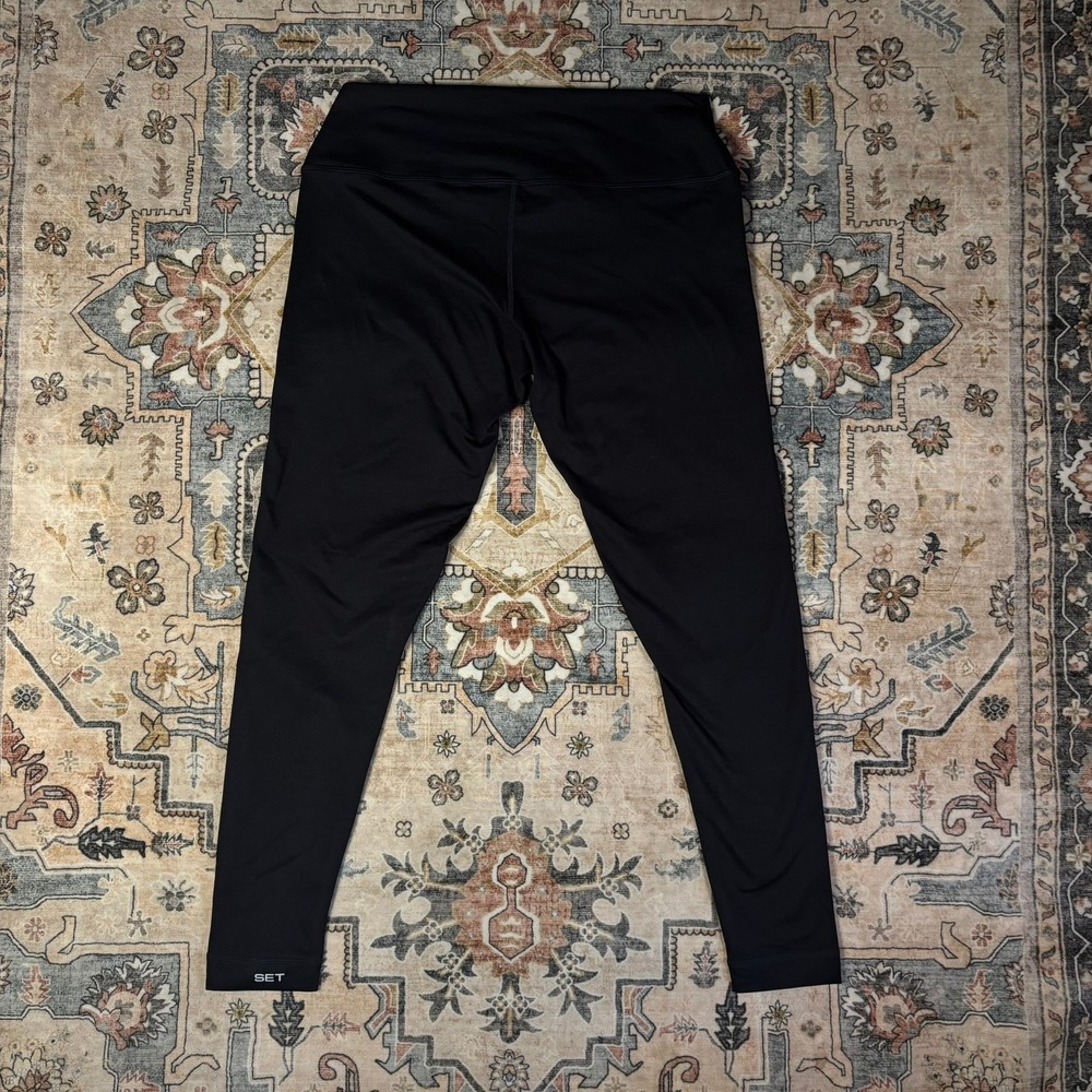 SET Active Formcloud High Rise Leggings Onyx Black Size XXL Gym Yoga Pilates set
